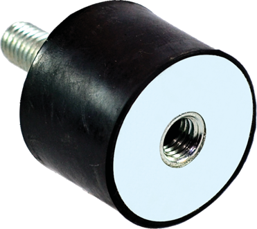 LTB Serisi Tek Vidalı ve Dişi Bağlantılı Kauçuk Takoz - Titreşim Önleyici Endüstriyel Parça